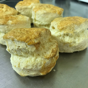 Gluten Free Scone Mix — golden scones close up