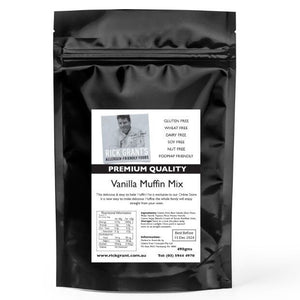 Vanilla Muffin Mix — back of pack