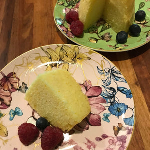 Vanilla Puddin' — served with berries
