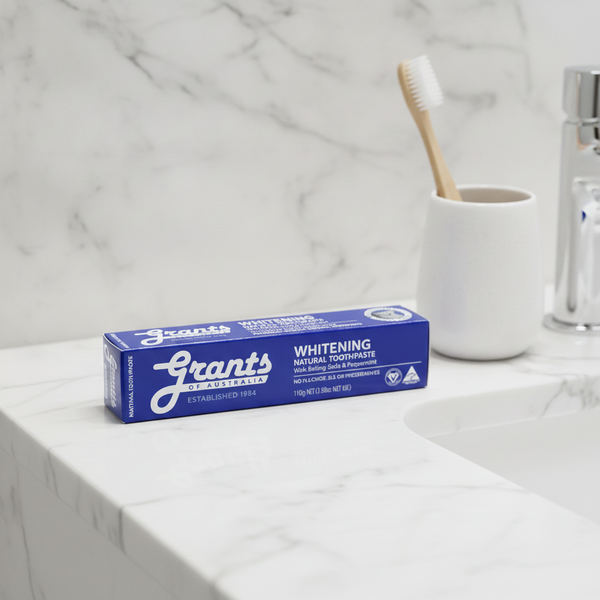 Grants Whitening Natural Toothpaste — Baking Soda & Peppermint